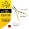 Camila Solingen CS11CS18 Professional 4 Fingernail Toenail NipperClipperCutter Manicure and Pedicure Heavy Duty Precisio