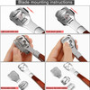 YIMART Foot Corn Removal Cutter Scraper with 10 Blades Cuticle Dead Skin Callus Remover Stainless Steel Professional Ped