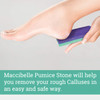 Maccibelle Salon Foot Pumice and Scrubber for Feet and Heels Callus and Dead Skins Safely and Easily Eliminate Callus an