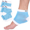 ZenToes Moisturizing Heel Socks 2 Pairs Gel Lined Toeless Spa Socks to Heal and Treat Dry Cracked Heels While You Sleep
