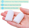 Povihome 10 Pack Toe Caps Toe Sleeves Toe Protectors for Middle Toe Blisters Corns Injured Toenails and Hammer Toe Prote