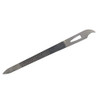 Yeshan Stainless Steel TripleCut Long Nail File with Nail Cleaner Tip55 InchPack of 2
