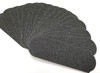 80 GRIT STAINLESS STEEL PEDICURE FILE REFILL PADS 60 COUNT 80 GRIT BLACK