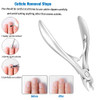 FERYES Cuticle Clippers 12 Jaw Professional Cuticle Cutter Nail Cuticle Remover Tool Nail Skin Clipper Hangnail Trimmer