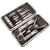 12 Pcs Personal Nail Care Pedicure and Manicure Set Grooming KitPortable Stainless Steel Nail Clippers Trimmers Tools Na