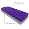4 Pcs Foot Exfoliator Pedicure Tool Foot Callus Remover Scrubber Purple