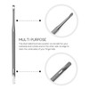 Professional Cuticle Pusher and Spoon Nail Cleaner Dual Sided Stainless Steel Pusher and Nail Cleaner For Nail And Cutic
