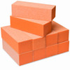 Maccibelle Durable Nail Buffer Sanding Block 60100 Grit Orange Buffer for Buffing File Acrylic Polygel Artificial Dip Sy
