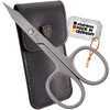 3 Swords Germany brand quality STAINLESS STEEL INOX CURVED COMBINED CUTICLE NAIL SCISSORS 1 PIECE with case for manicure