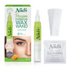 Nads Eyebrow Shaper Wax Kit Eyebrow Facial Hair Removal Delicate Areas Cotton Strips Cleansing Wipes 02 Ounce Pack of 1