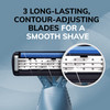 BIC Flex 3 Mens Disposable Razors With 3 Blades For a Smooth and Comfortable Shave 4 Piece Razor Kit for Men