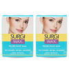 Surgiwax Microwaveable Facial Hair Removal Wax Hard Wax Kit Stripless Hair Removal for Face Upper Lip AtHome Waxing Kit