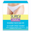SURGI WAX Brazilian Hard Wax Kit 4oz Waxing Kit for Hair Removal with preelipation Oil 82563