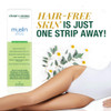 Clean Easy Muslin Waxing Strips Large Leg 100 Count