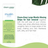 Clean Easy Muslin Waxing Strips Large Leg 100 Count