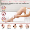 Electric Shaver for Women2 in 1 Painless Silk Glide Pro Bikini Shaver with Removable Head Wet Dry Waterproof Rechargeabl