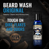 Beard Wash for Men 4 oz Bluebeards Original Natural Beard Wash and Beard Moisturizer Infused with Aloe Lime Deeply Clean