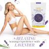 GiGi Hard Wax Beads for Hair Removal Relaxing Lavender Waxing Beads for Face Body and Sensitive Areas 14 oz