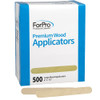 ForPro Professional Collection Premium Wood Applicators NonSterile Hair Removal Waxing Sticks Large 6 L x 75 W 6 Inch 50