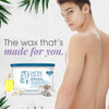 Satin Smooth Titanium Blue Thin Film Hard Wax Hair Removal Wax No Strip Waxing for Sensitive Skin Ideal for Coarse Thick