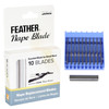 Feather Nape Blades Single Edge Guarded Replacement Blades Fits Feather Nape Body Razor For Thinning Layering Precision