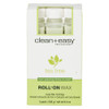 Clean Easy Tea Tree Roll On Wax Large Soft Wax Refill Cartridge for Hair Removal on Sensitive Skin Legs Body 3 Pack