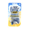 BIC Comfort 3 Advance Mens 3Blade Disposable Razor 4 CountPack of 2