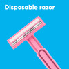 Gillette Venus Daisy Classic Disposable Razors for Women 18 Count Hair Removal for Women