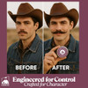 GBS Gents Sandalwood Scented Mustache Wax Strong Hold Natural Finish Tame Shape and Style Your Mustache with a Rich Wood