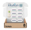 Schick Intuition Refill Razor Blades with Organic Aloe for Women Sensitive Skin 8 Count Pack of 1