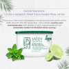 Satin Smooth Citrus Mojito Thin Film Hard Wax Hair Removal Wax No Strip Waxing for Sensitive Skin Ideal for Fine to Medi