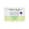 Clean Easy Acai Berry Hard Wax for Hair Removal NonStrip Depilatory Wax for Painless Full Body Face Bikini Brazilian Wax