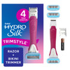Schick Hydro Silk TrimStyle Razor with Bikini Trimmer for Women 2in1 Bikini Razor for Women and Womens Trimmer for Pubic