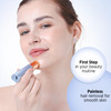 KRADAA Facial Hair Removal for Women Painless Hair Removal Device Upper Lip Chin USB Rechargeable Included 2 x Replaceme