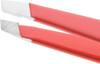 Tweezerman Stainless Steel Slant Tweezer Eyebrow Tweezers for Women and Men Geranium