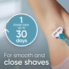 Gillette Venus Smooth Womens Razor Handle 6 Refills with SoftGrip Gel Handle
