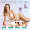 VOYOR Electric Razors for Women 3D Floating Blade Shaver for Women Electric Shaver for Legs Bikini and Body Facial Hair