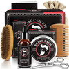 Valentines Gifts for Him Beard Kit for Men Beard Growth and Grooming Kit wBeard Oil Beard Balm Beard Brush Beard Comb Be