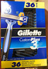 Gillette Custom Plus3 Disposable Razors 36count