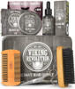 Viking Revolution Ultimate Beard Kit Beard Grooming Kit with Beard Brush Beard Comb Beard Balm Beard Oil Beard Moustache