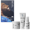 Bevel Mens Beard Grooming Kit Includes Beard Conditioner Hair Nourishing Pomade and Beard Oil to Soften Hydrate and Stre