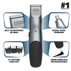Wahl Groomsman CordCordless Hair Trimmer kit for Men for Mustaches Hair Nose Hair and Light Detailing and Grooming with