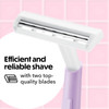 BIC Silky Touch Womens Disposable Razors With 2 Blades Pretty Pastel Razor Handles 10 Count Value Pack of Shaving Razors