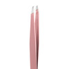 Rubis Classic Stainless Steel Slanted Tweezers for Precise Eyebrows and Hair Removal 1K108 PinkRubis Switzerland Swiss M