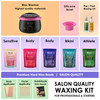 DELEXI Premium Waxing Kit for Women Men Painless Hard Wax Beads for Coarse Hair SmartHeat Wax Warmer No Burns 41Piece Se
