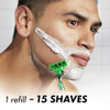 Gillette Mach3 Sensitive Mens Razor Blade Refills 20 Count Designed for Sensitive Skin