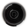 MHLE Black Porcelain Shaving Dish Bowl for Classic Wet Shaving