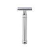 Edwin Jagger Double Edge Safety Razor Long Handle Chrome