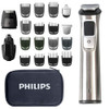 Philips Norelco Multigroom Mens Beard Grooming Kit with Trimmer for Head Body Face Stainless Steel with Travel Case