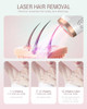 Hair Removal Device Laser Hair Removal for Women and Men IPL Hair Removal AtHome 999999 Flashes Painless Hair Remover on